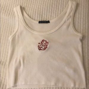 brandy melville devil tank top🥀